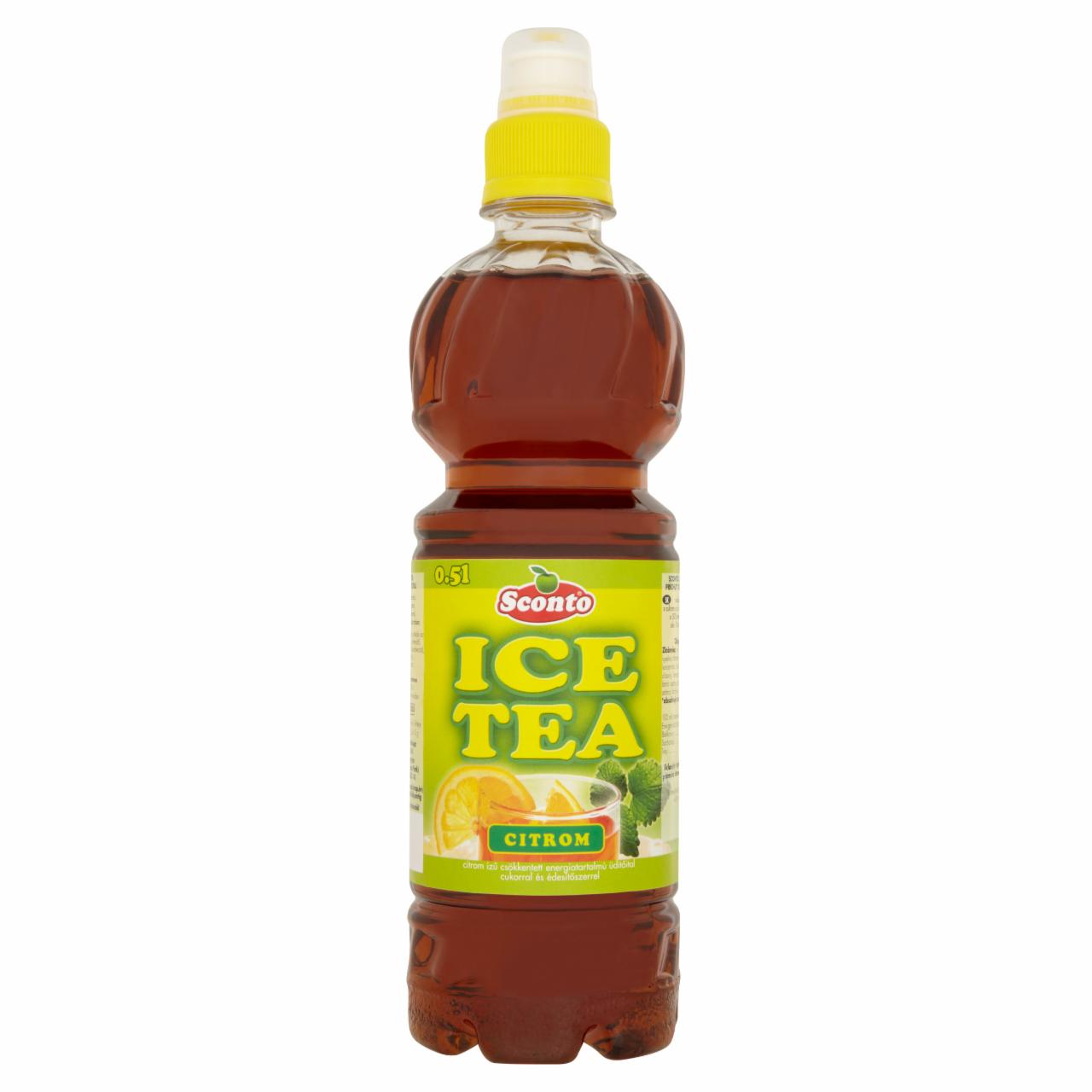 Képek - Sconto Ice Tea citrom ízű üdítőital 0,5 l