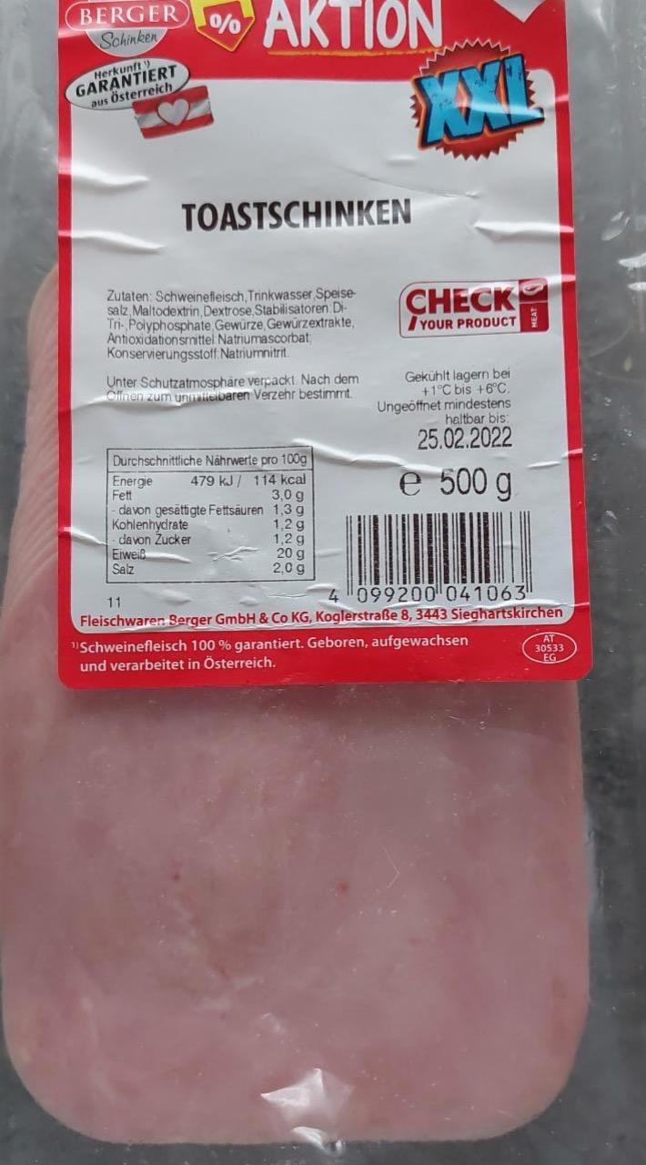 Képek - Toastschinken Berger