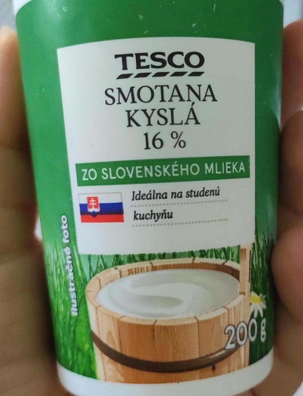 Képek - Tejföl 16% Tesco