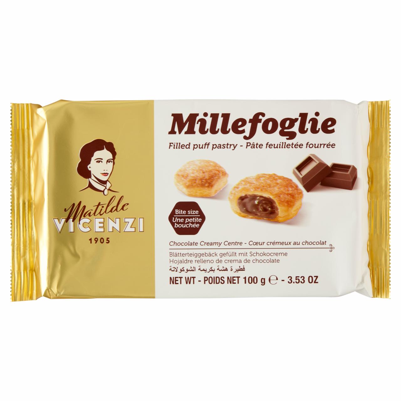 Képek - Matilde Vicenzi Millefoglie leveles tészta csokoládés krémmel töltve 100 g