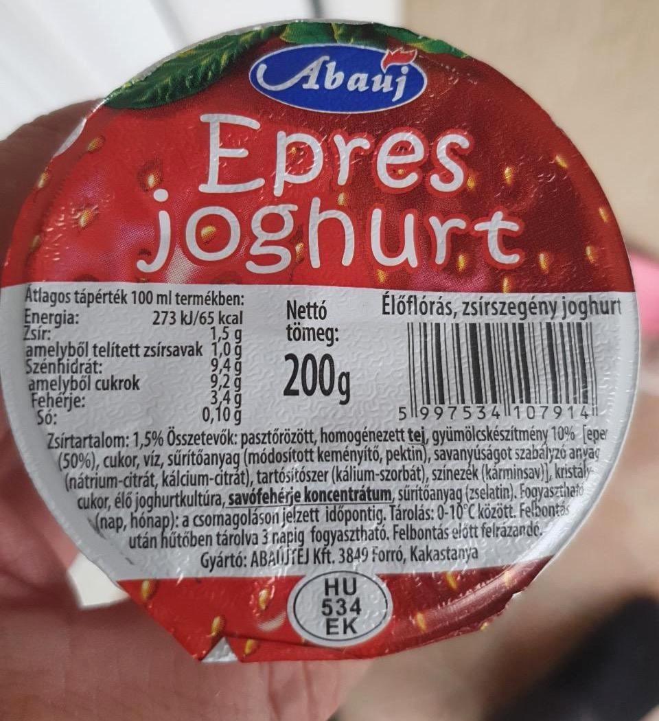 Képek - Epres joghurt Abaúj