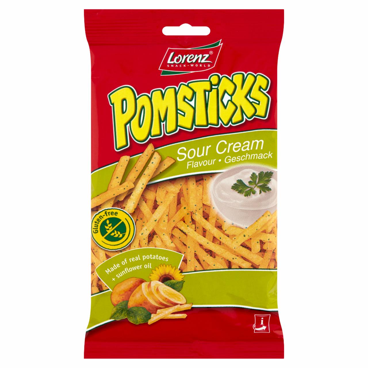 Képek - Lorenz Pomsticks burgonya pálcikák tejfölös ízesítéssel 85 g