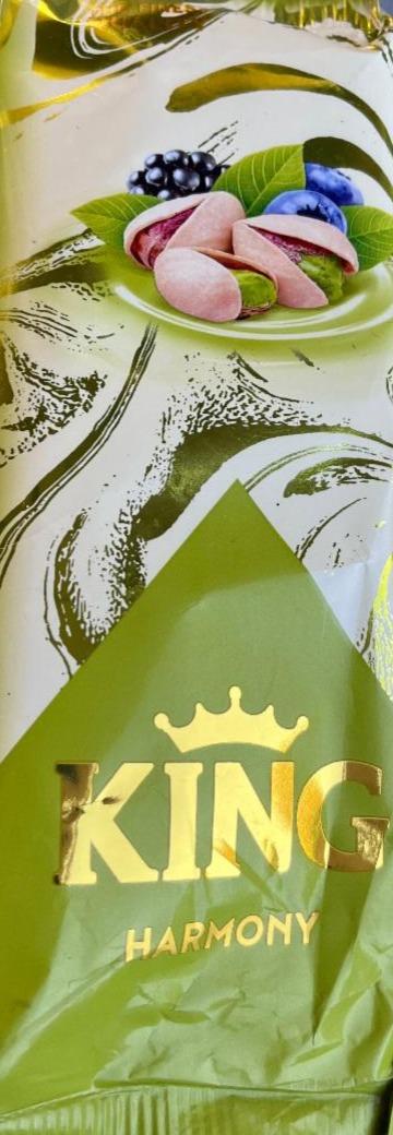 Képek - King Harmony pisztáciaízű tejjégkrém pisztáciás töltelékkel 90 ml