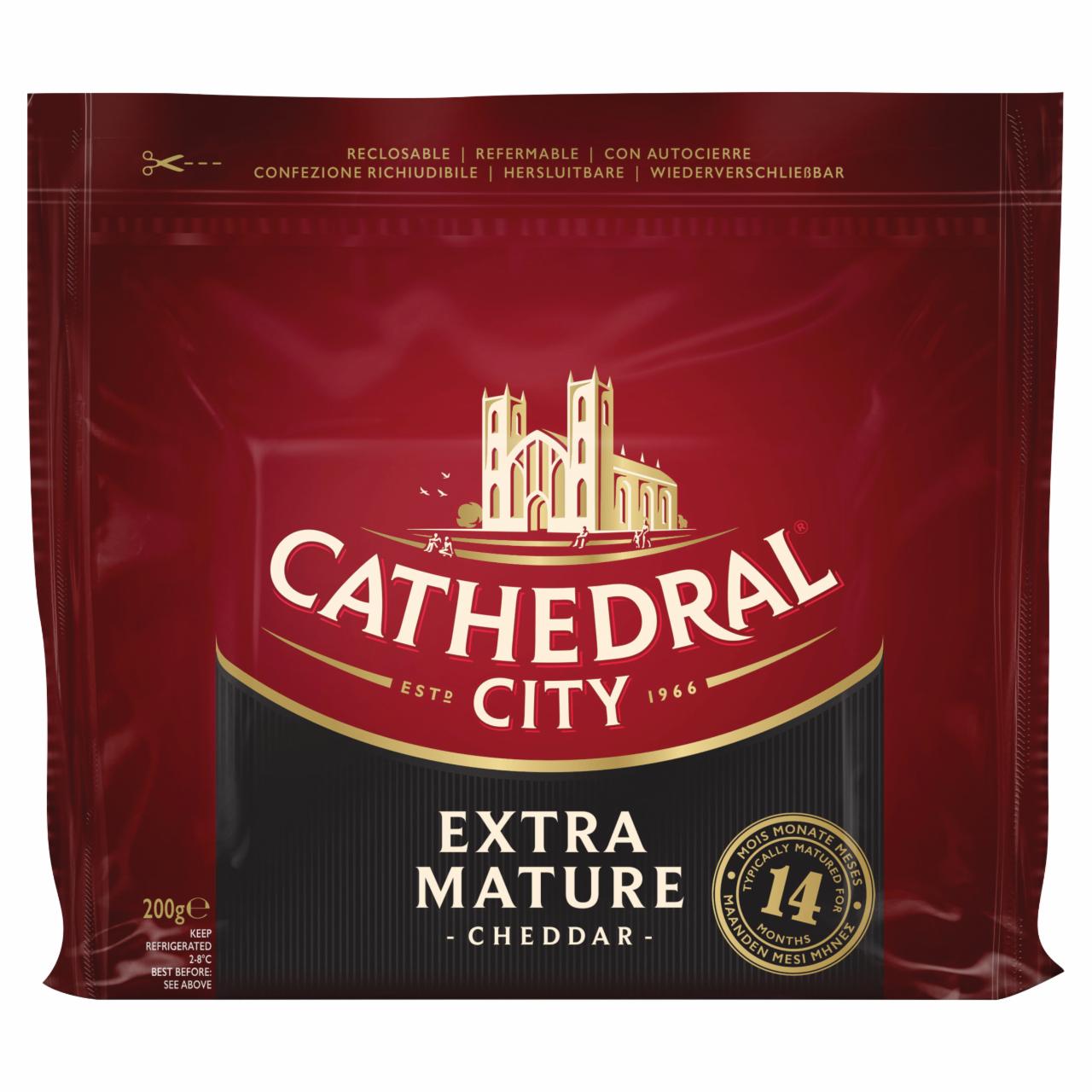 Képek - Cathedral City Cheddar Extra Mature zsíros, kemény sajt 200 g