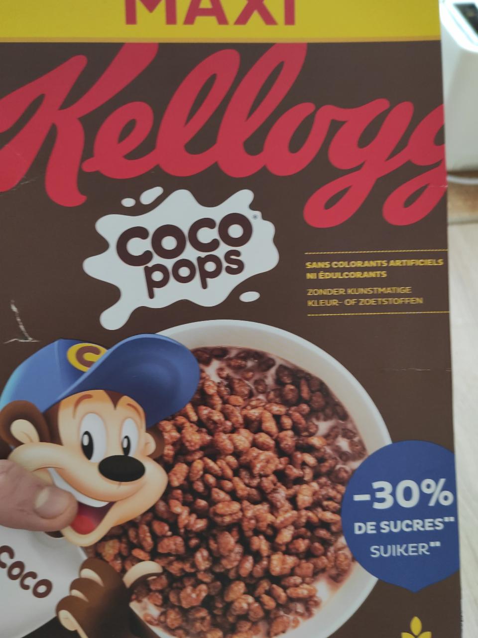Képek - Coco Pops csokoládé ízű pirított rizs Kellogg's