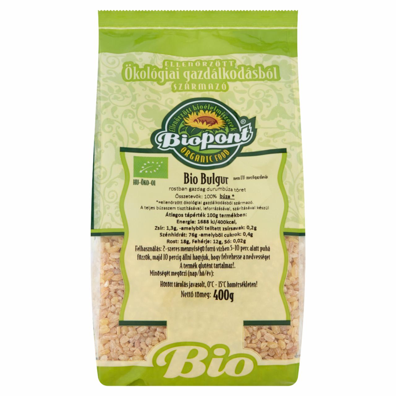 Képek - Biopont BIO bulgur 400 g