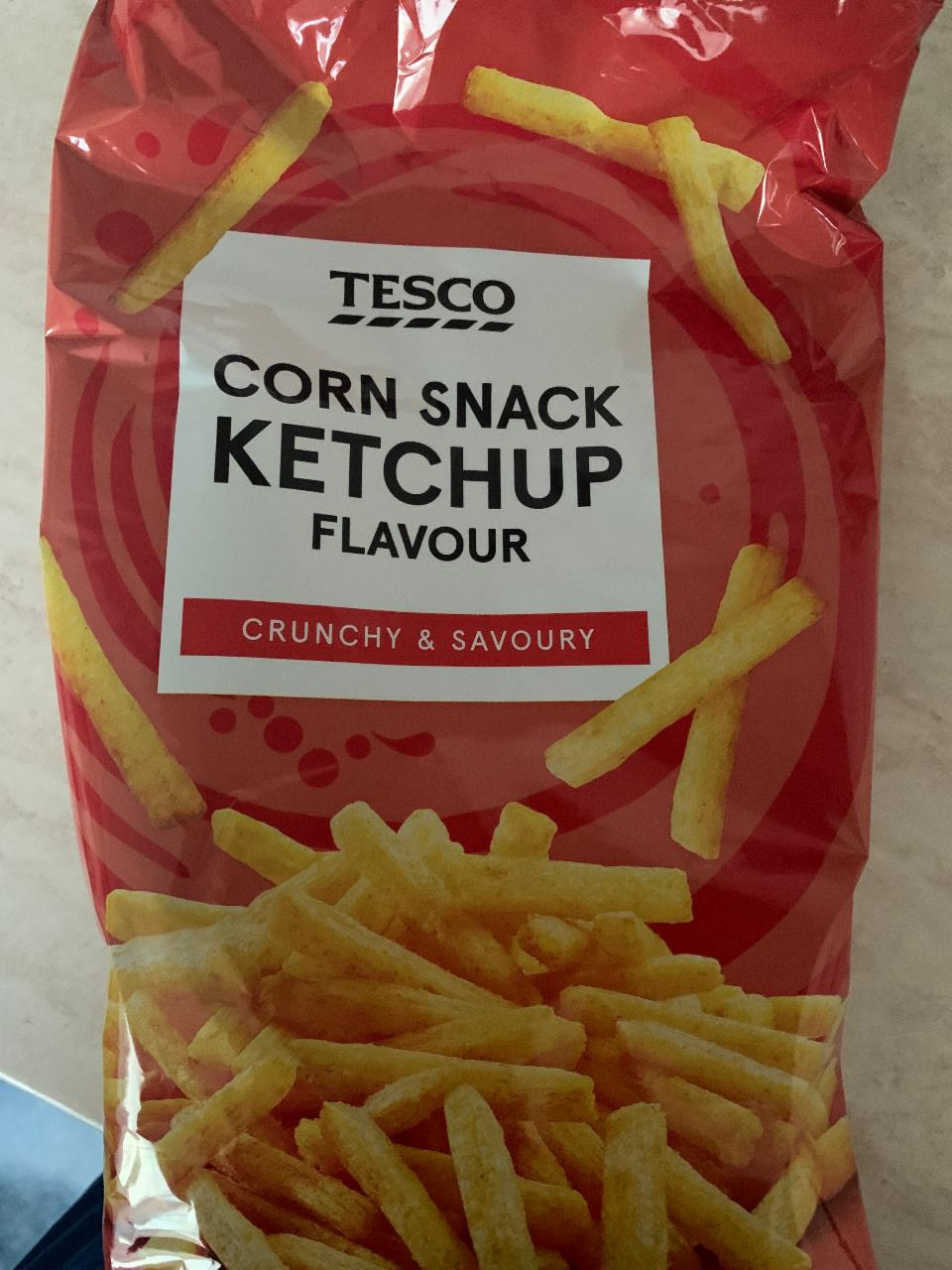 Képek - Corn snack ketchup flavour Tesco