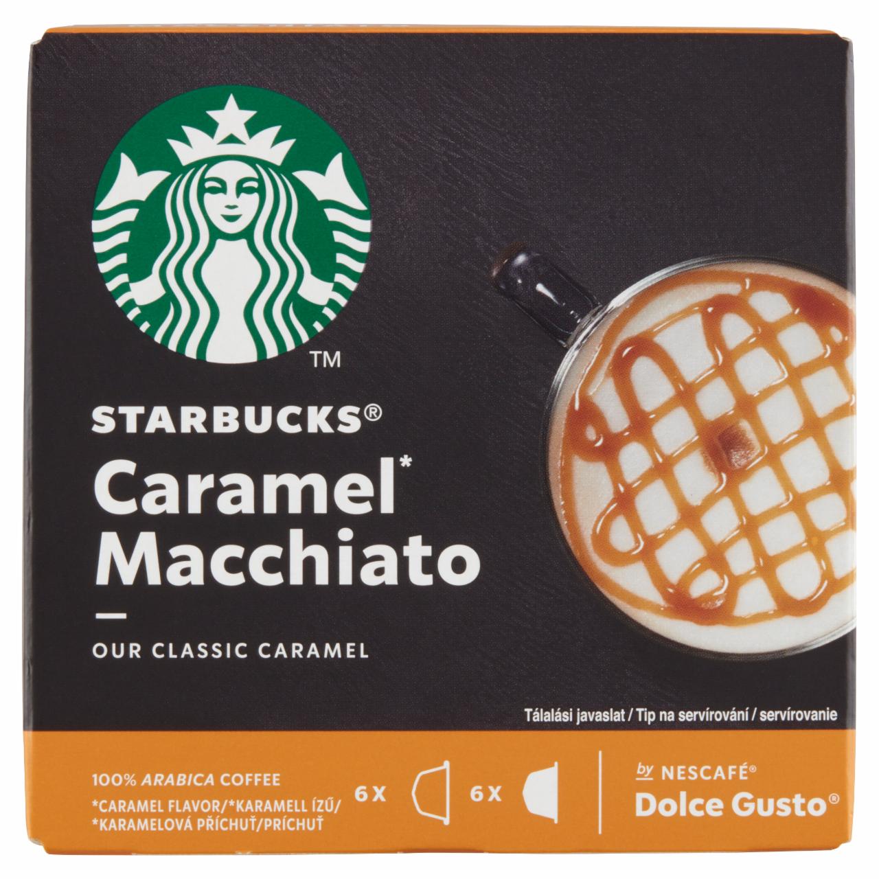 Képek - Starbucks by NESCAFÉ Dolce Gusto Caramel Macchiato tej- és kávékapszula 12 db/6 csésze 127,8 g