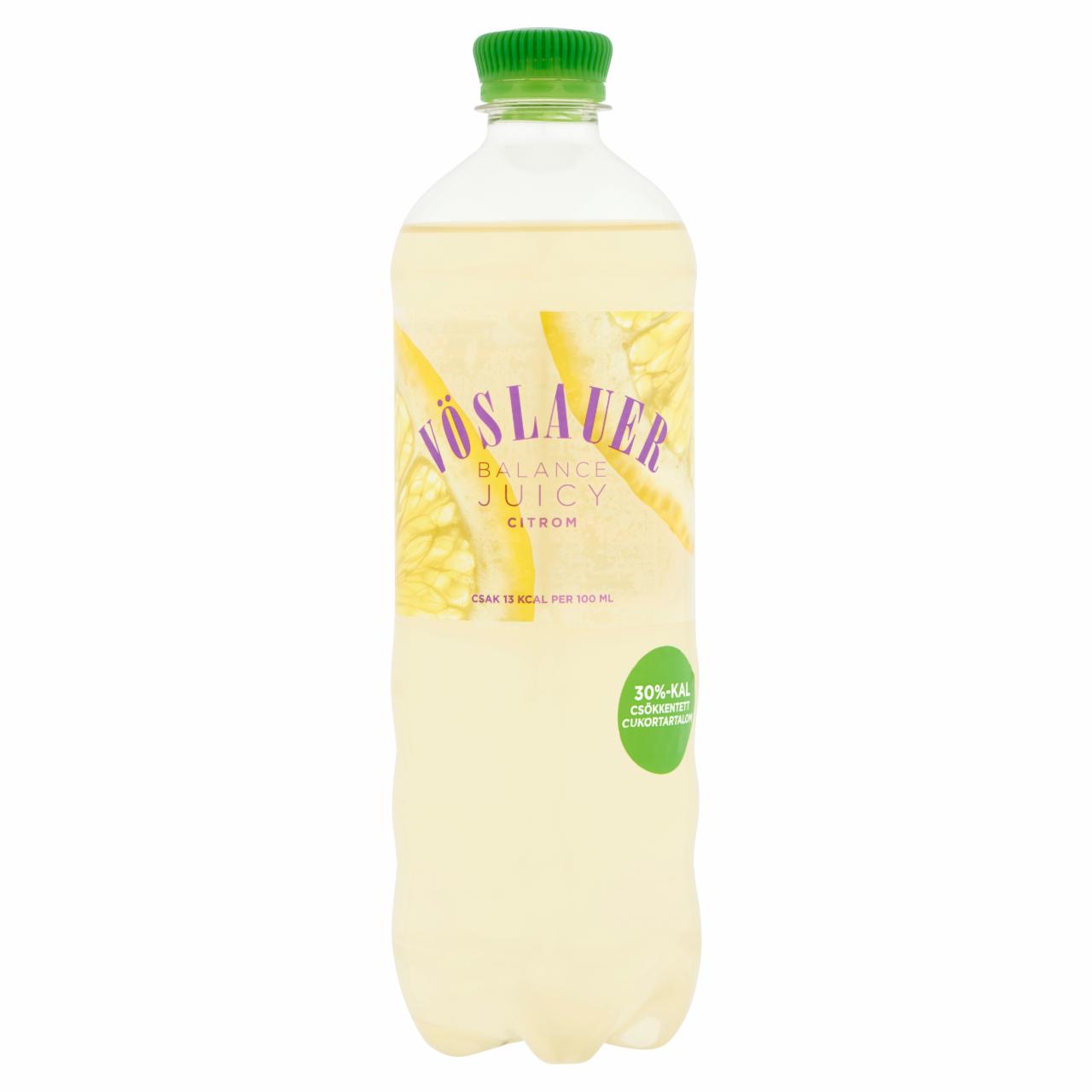 Képek - Vöslauer Balance Juicy citromízű szénsavas üdítőital 0,75 l