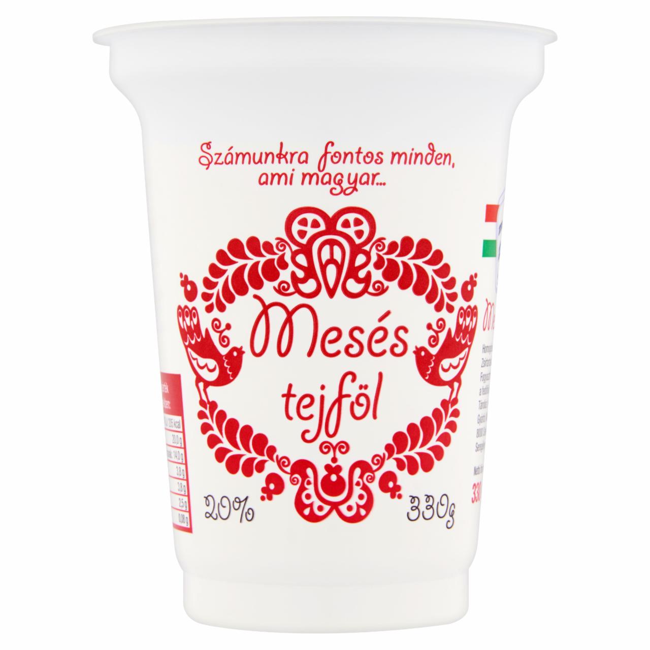 Képek - Magyar Tejföl Mesés tejföl 20% 330 g