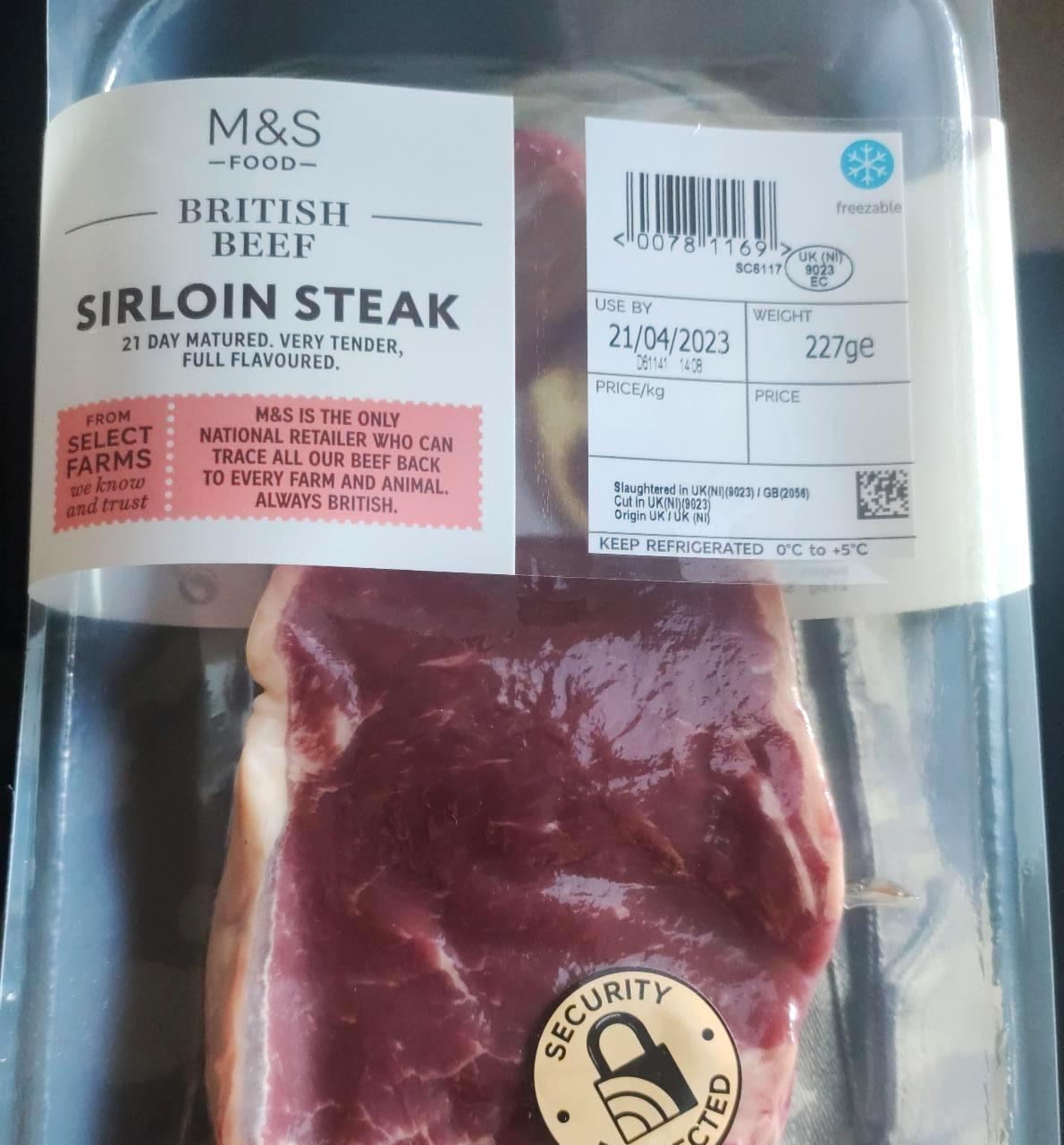 Képek - Sirloin steak M&S