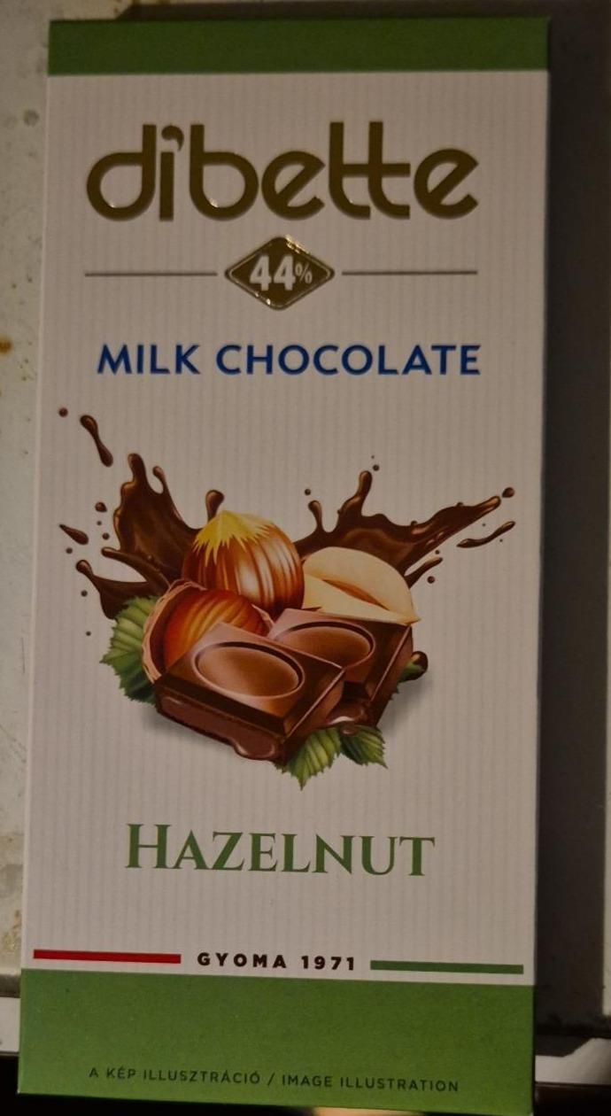 Képek - Milk chocolate hazelnut 44% Dibette
