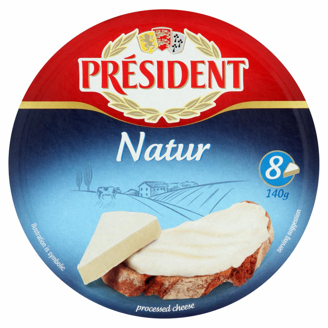 Képek - Président kenhető zsíros ömlesztett sajtkészítmény 8 db 140 g