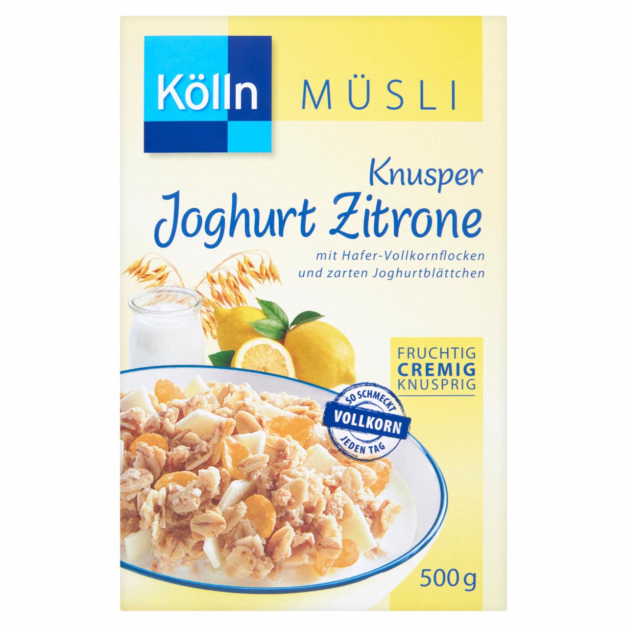 Képek - Kölln joghurt-citrom ropogós müzli 500 g