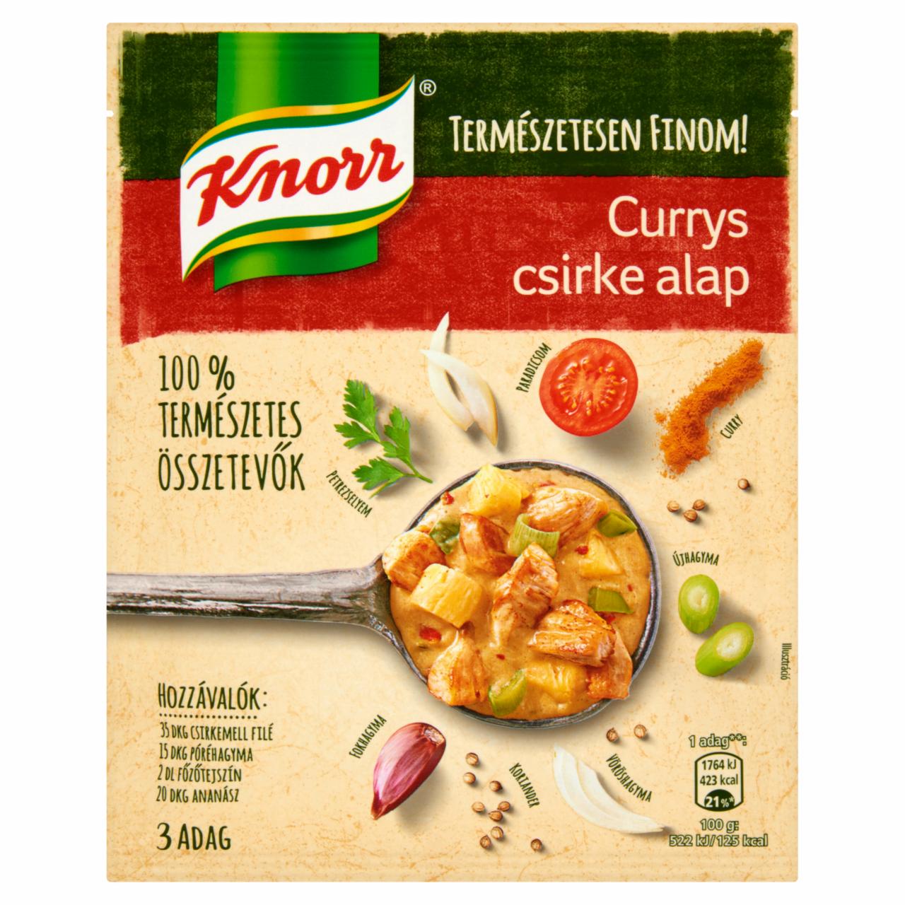 Képek - Knorr currys csirke alap 47 g
