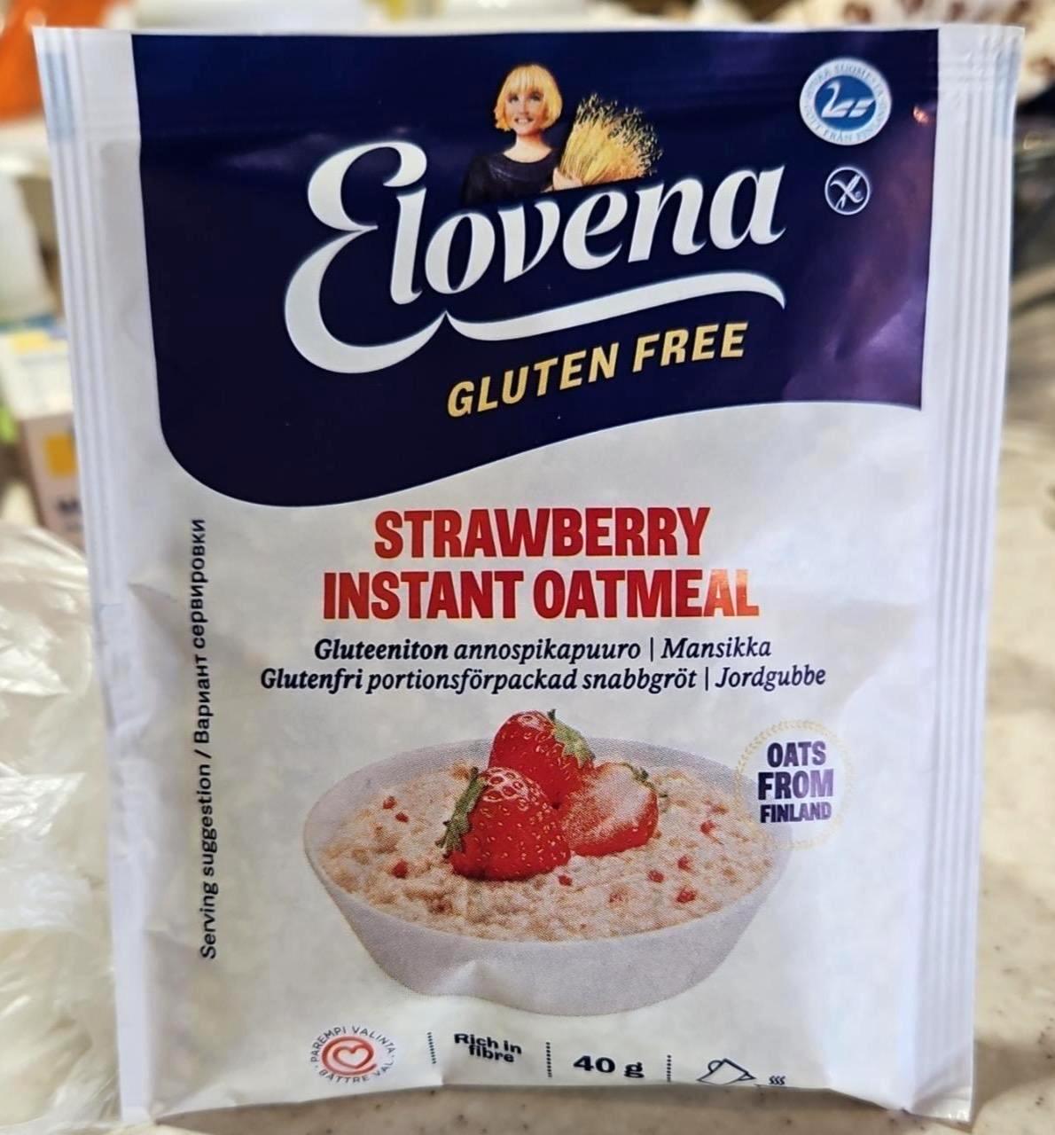Képek - Strawberry instant oatmeal Elovena