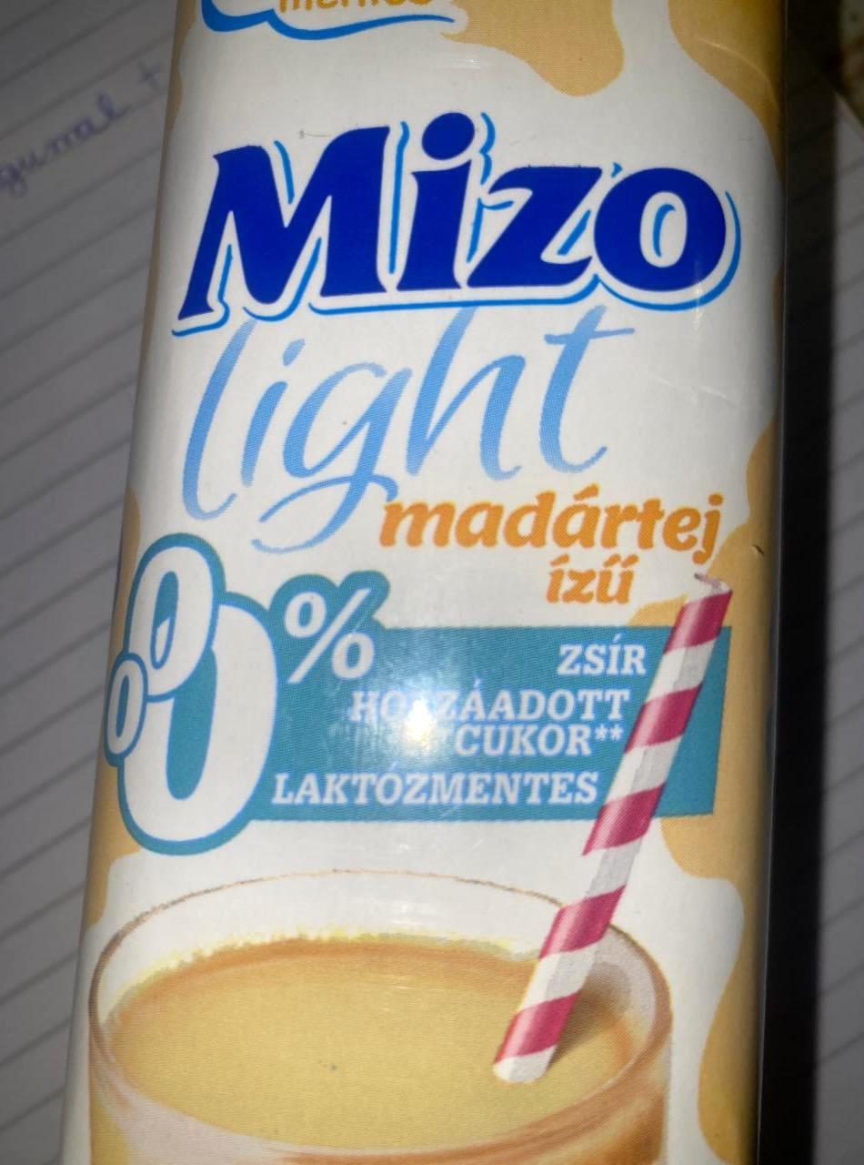 Képek - Madártej ízű tejkészítmény Light Mizo