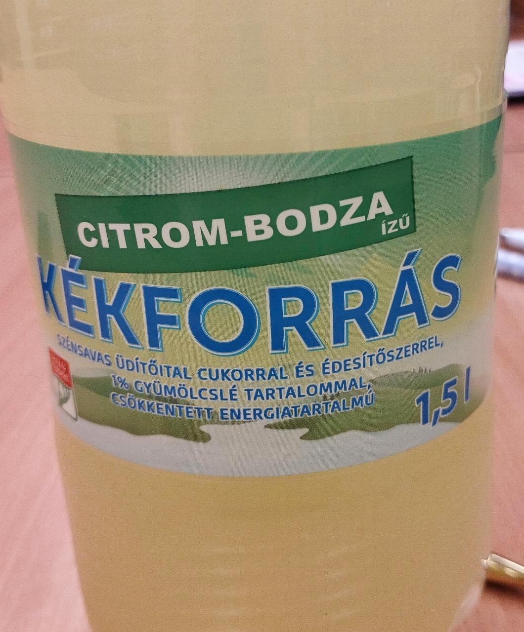 Képek - Kékforrás citrom bodza ízű üdítőital Penny