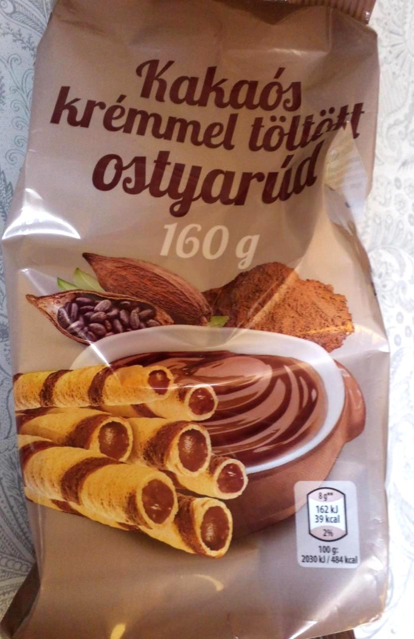 Képek - Kakaós krémmel töltött ostyarúd Aldi