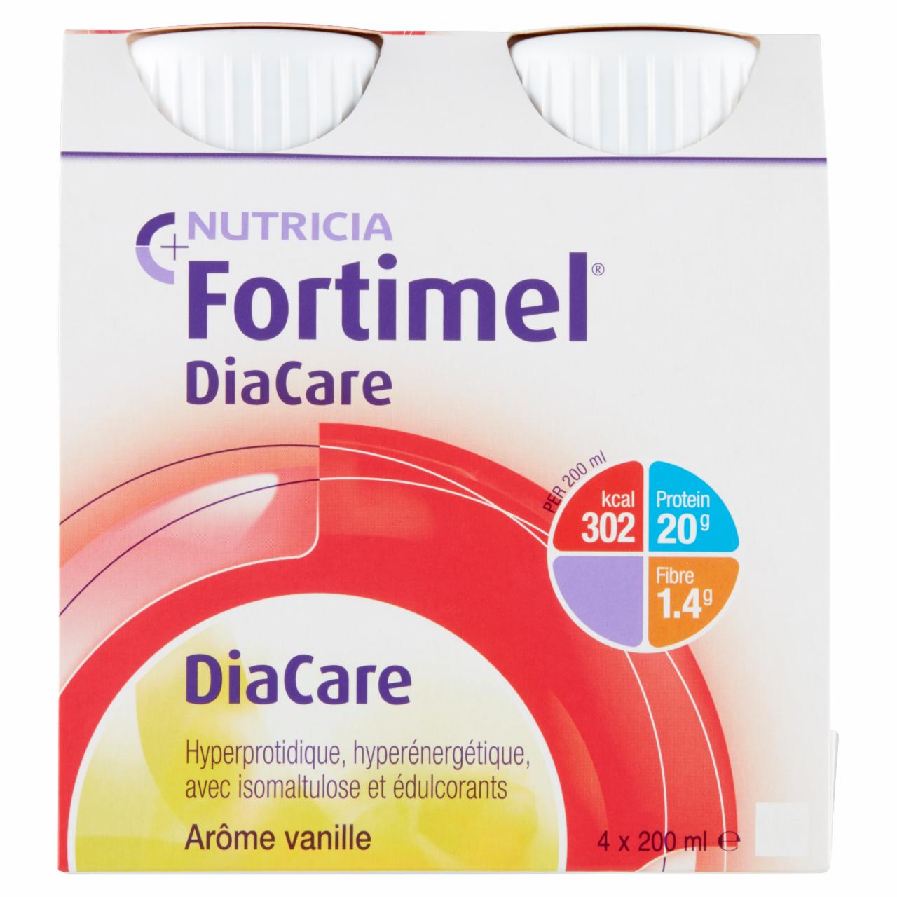 Képek - Fortimel DiaCare vanília ízű speciális gyógyászati célra szánt tápszer 24 x 200 ml