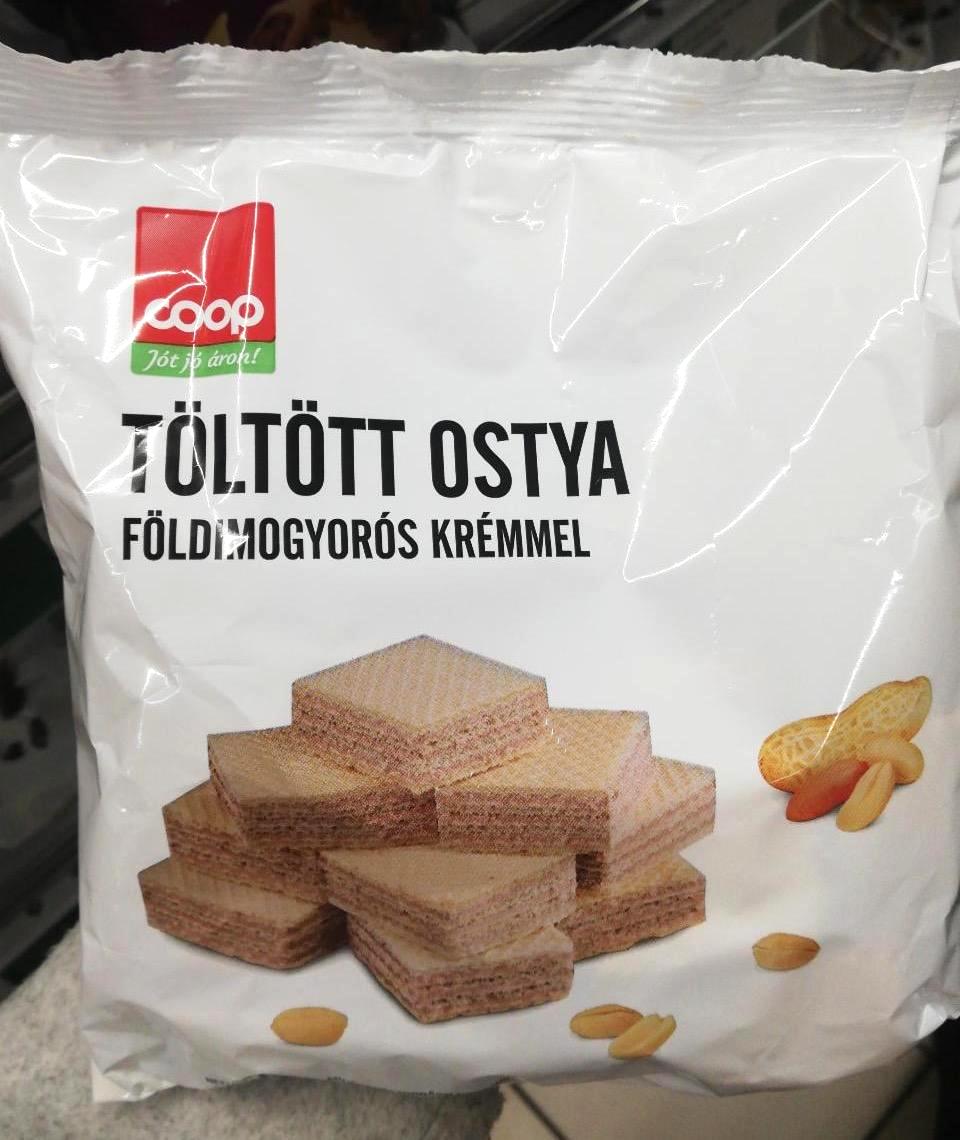 Képek - Töltött ostya földimogyorós krémmel Coop