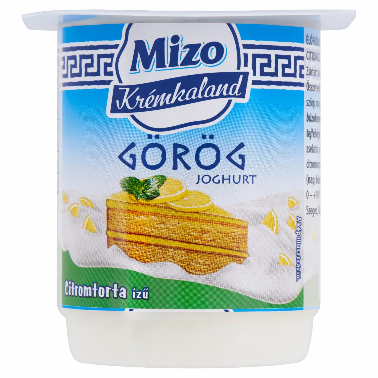 Képek - Mizo Krémkaland élőflórás citromtorta ízű citromos-piskótás görög joghurt 125 g
