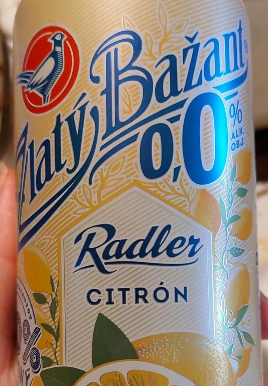 Képek - Zlatý bažant Radler Citromos 0,0%