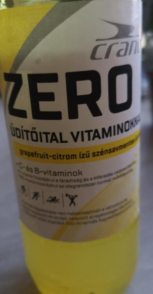 Képek - Zero üdítőital vitaminokkal grapefruit-citrom szénsavmentes Crane
