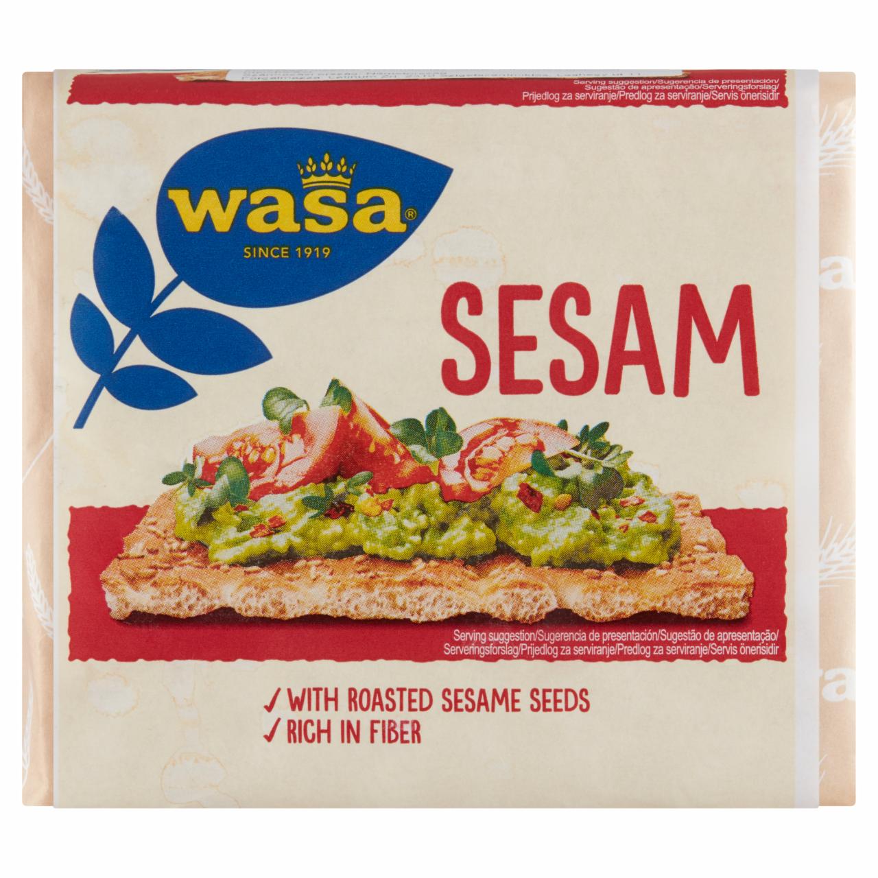 Képek - Wasa Sesam búzalisztből készült szezámmagos ropogós kenyér 200 g