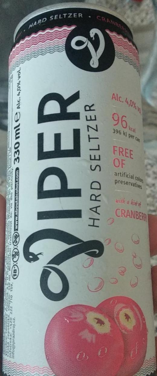 Képek - Viper Hard Seltzer áfonya ízű szénsavas alkoholos ital 4% 330 ml
