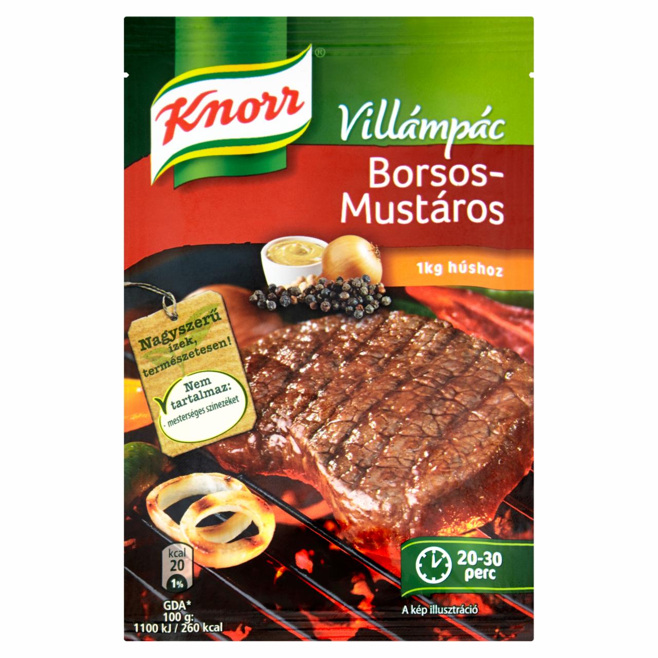 Képek - Knorr Villámpác borsos-mustáros fűszerkeverék 30 g