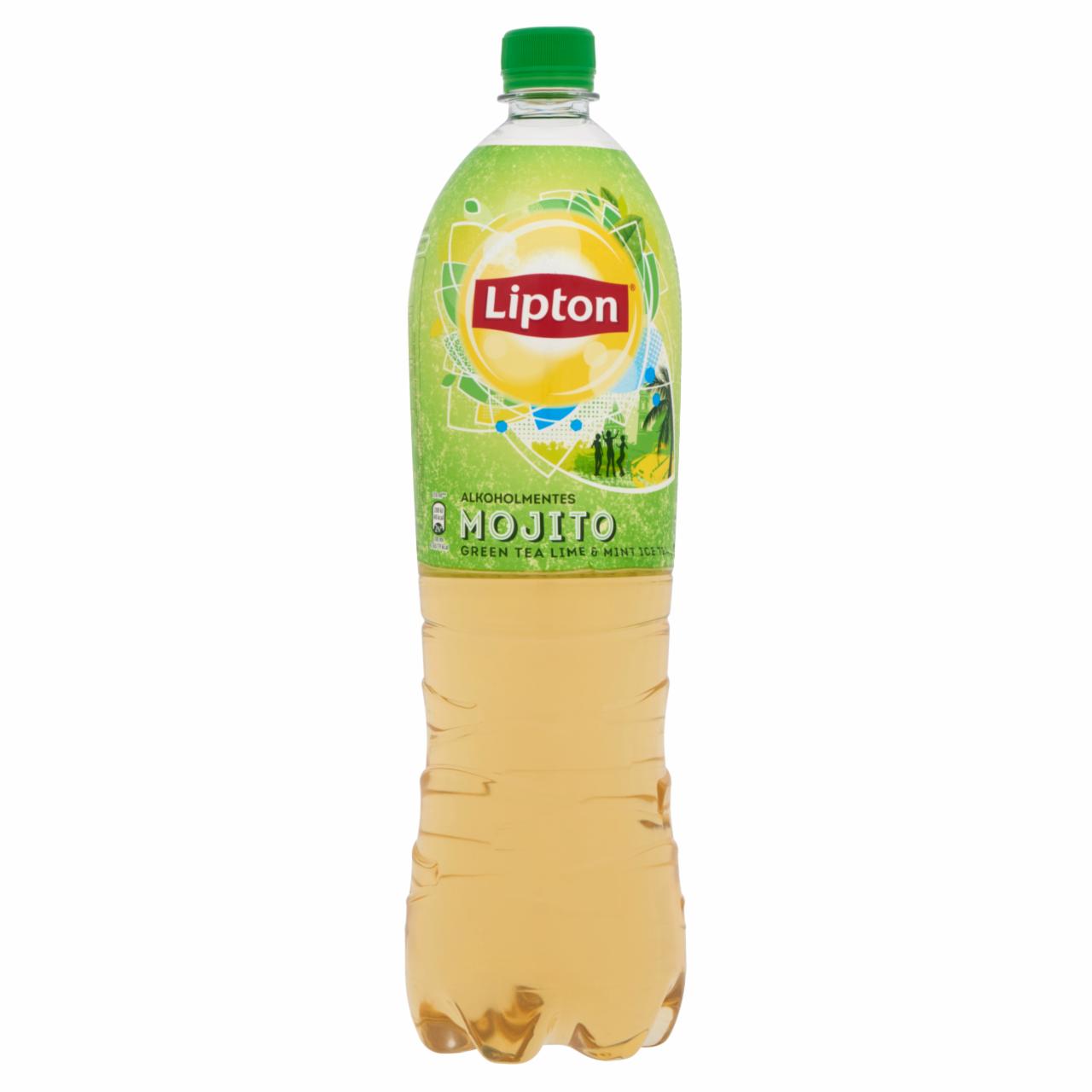 Képek - Lipton Green Tea Mojito alkoholmentes citrom-menta ízű szénsavmentes üdítőital 1,5 l