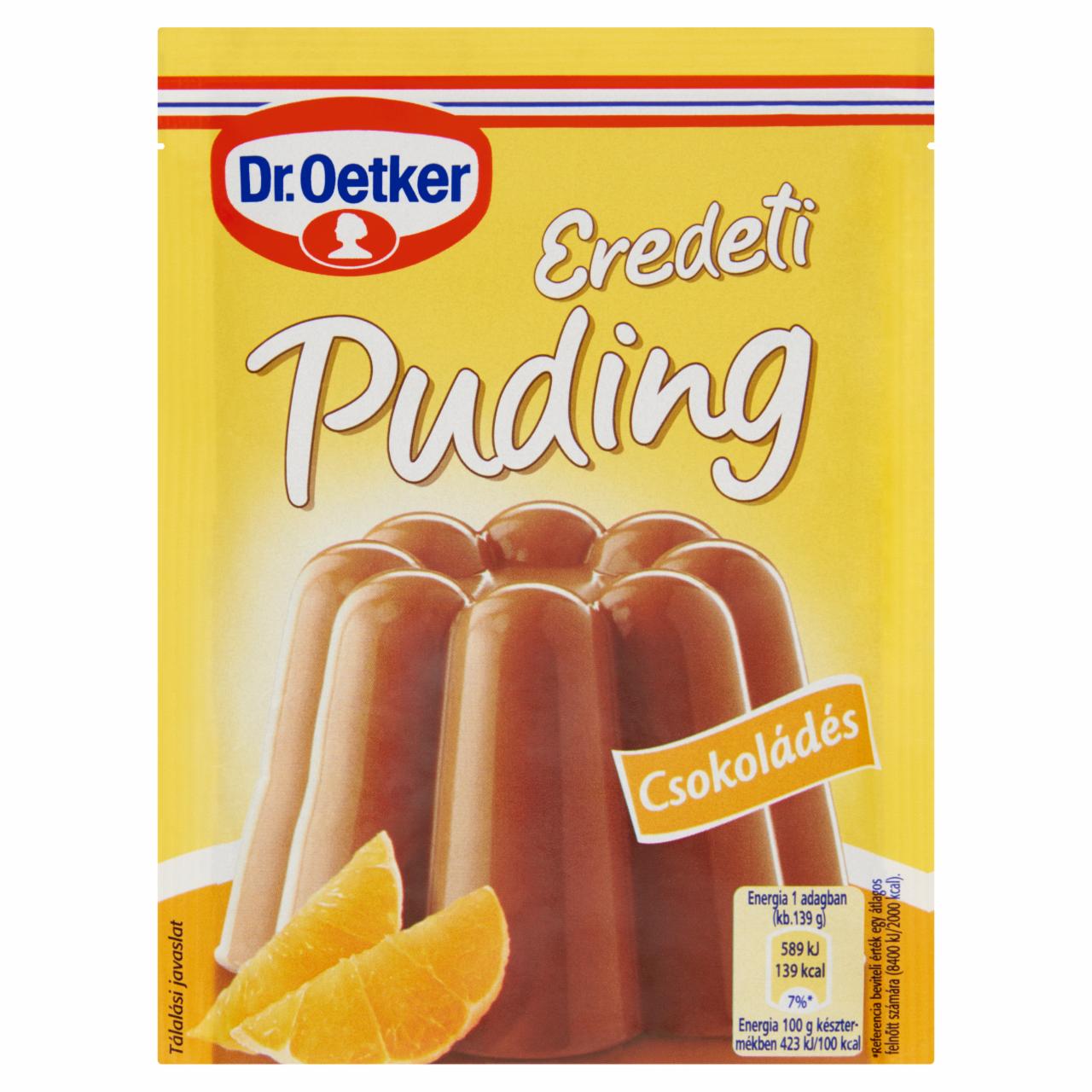 Képek - Dr. Oetker Eredeti Puding csokoládés pudingpor 49 g