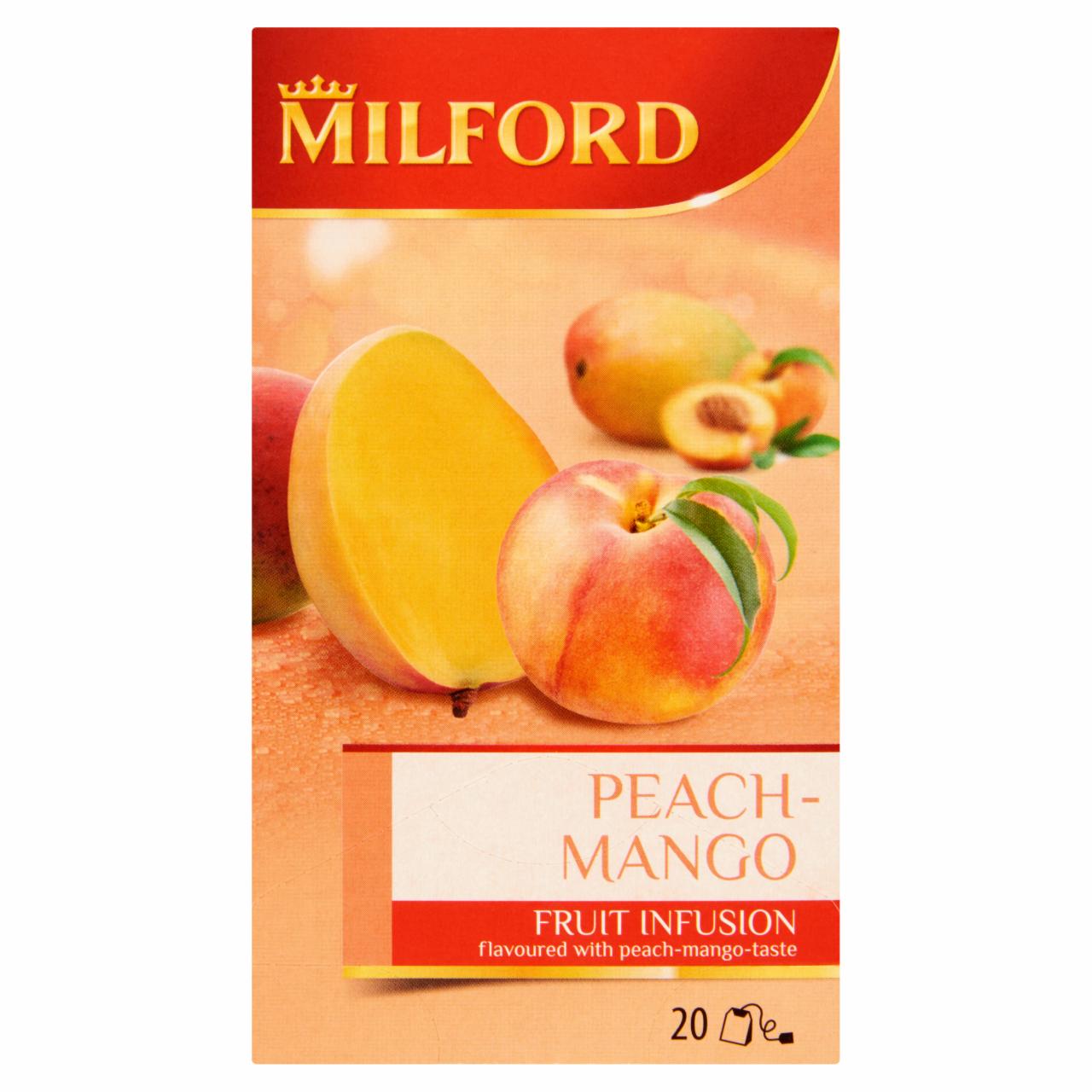 Képek - Milford Fruit Infusion őszibarack-mangó ízű gyümölcstea 20 filter 55 g