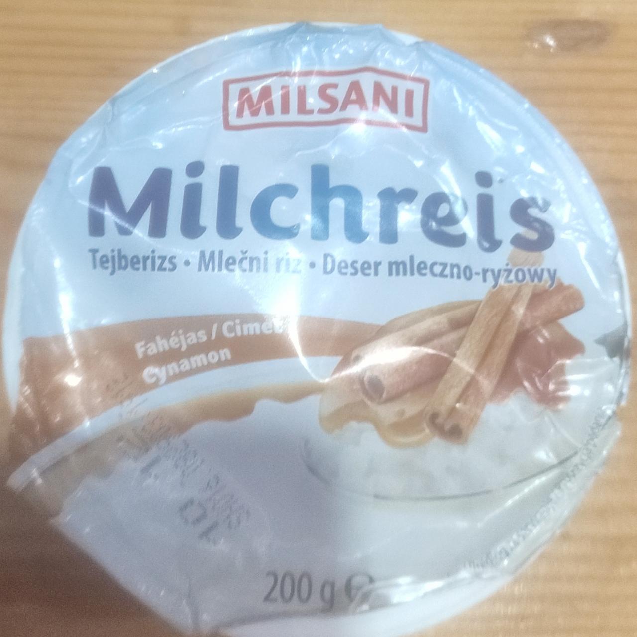 Képek - Milchreis fahéjas Milsani