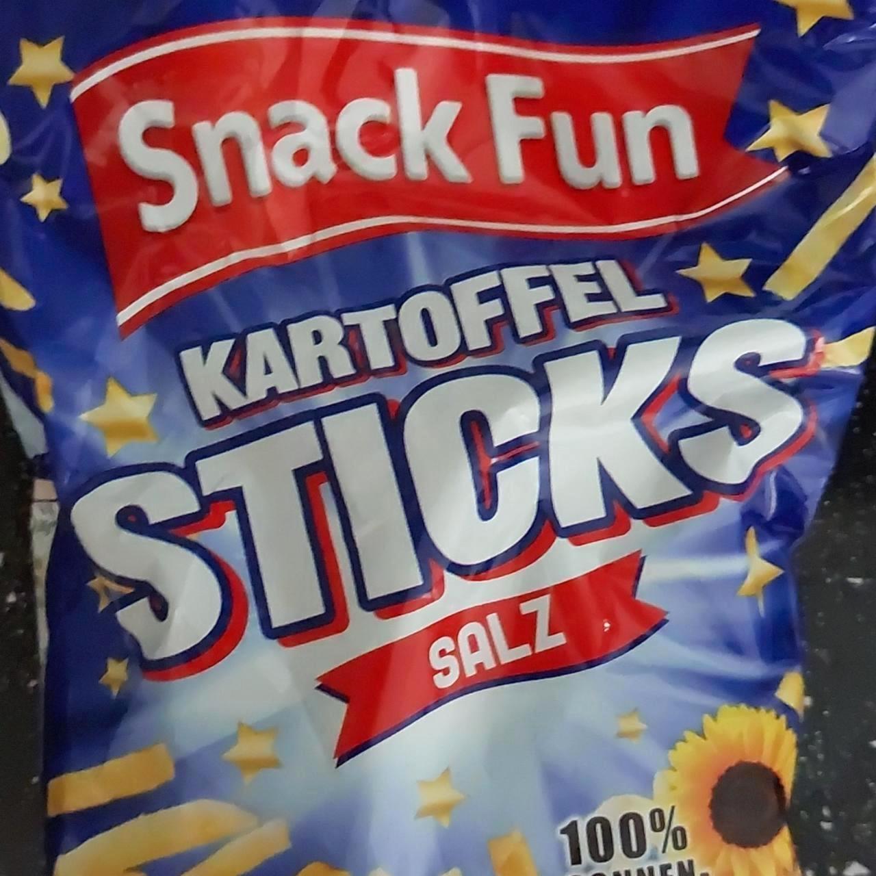 Képek - Kartoffel sticks salz Snack fun