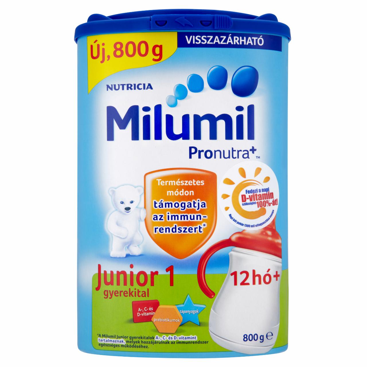 Képek - Milumil Junior 1 gyerekital 12 hó+ 800 g