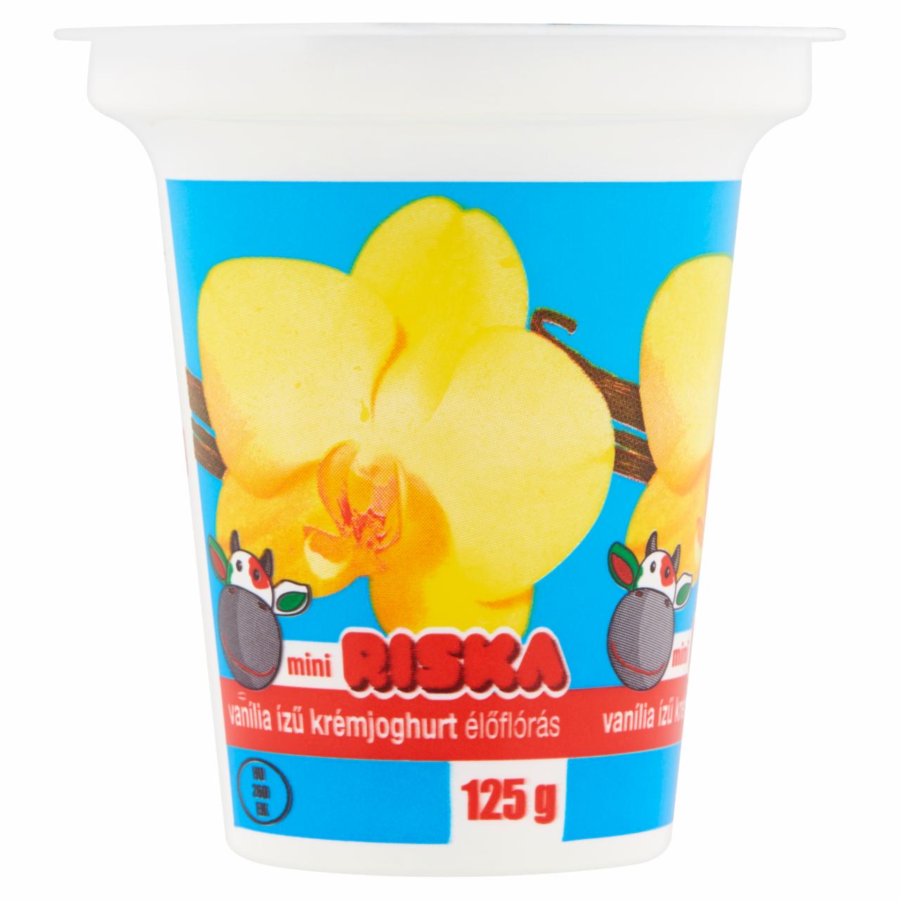 Képek - Riska vanília ízű krémjoghurt 125 g
