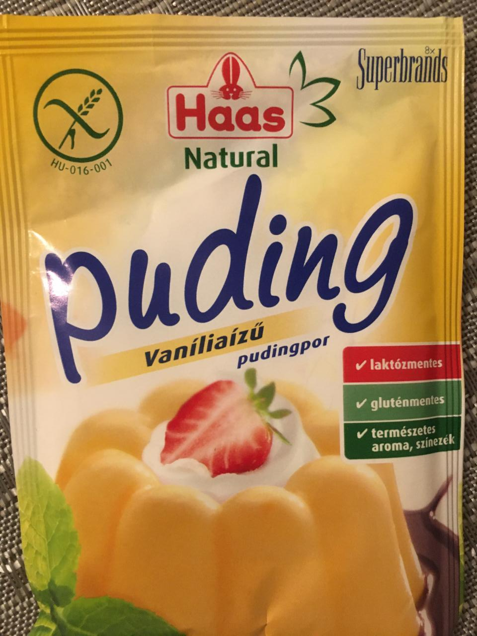 Képek - Vanília puding Haas Natural