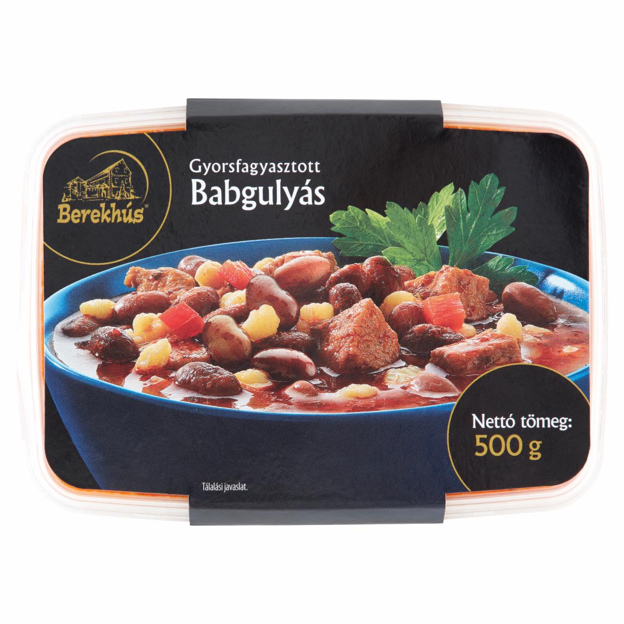 Képek - Berekhús gyorsfagyasztott babgulyás 500 g