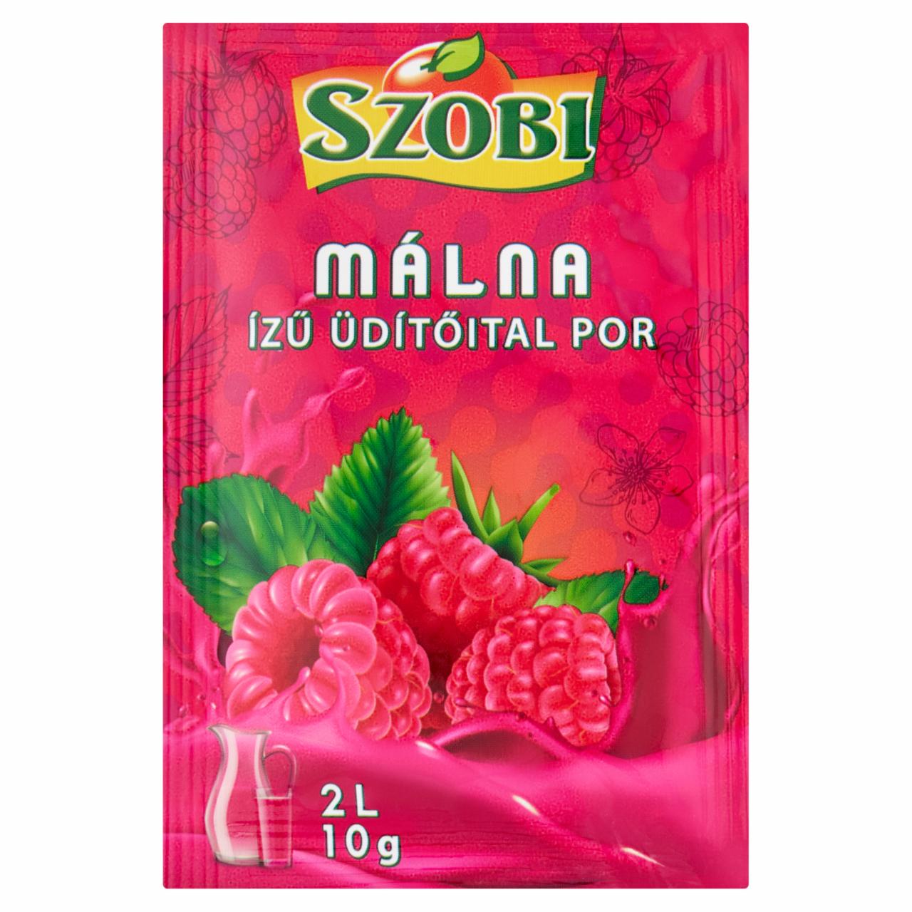 Képek - Szobi málna ízű üdítőital por 10 g