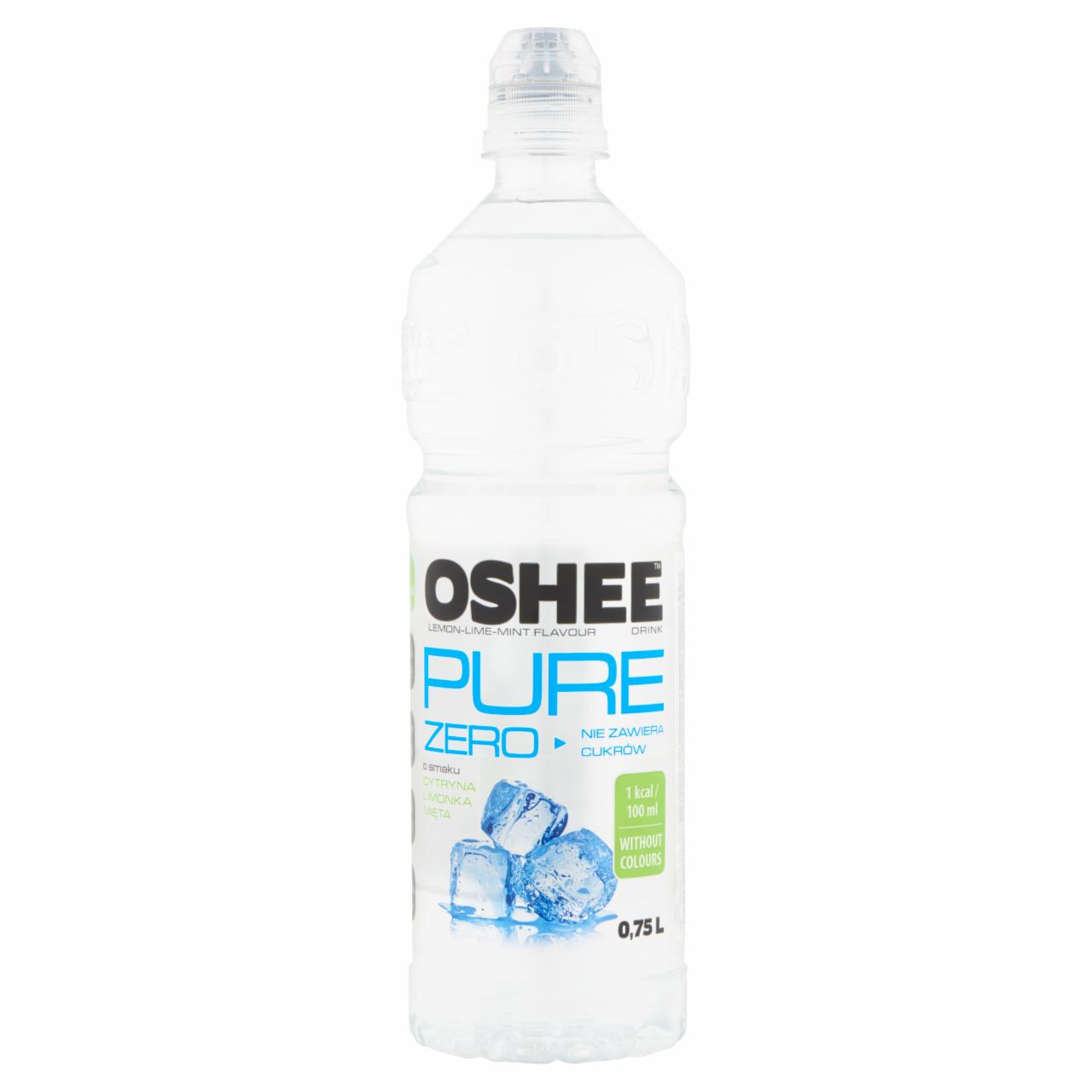 Képek - Oshee szénsavmentes citrom-lime-menta ízesítésű ital hozzáadott vitaminokkal 0,75 l