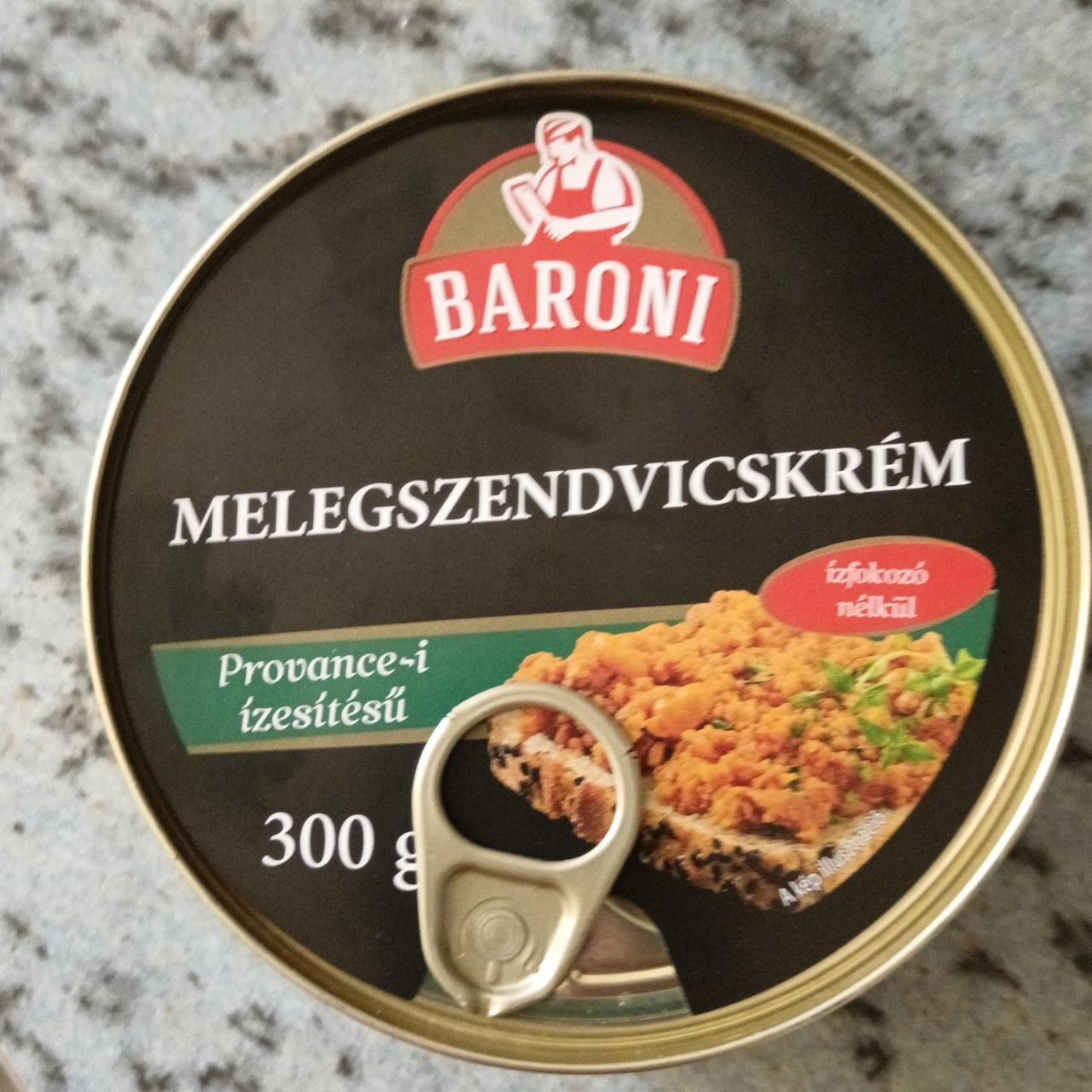 Képek - Melegszendvicskrém Provance-i ízesítésű Baroni