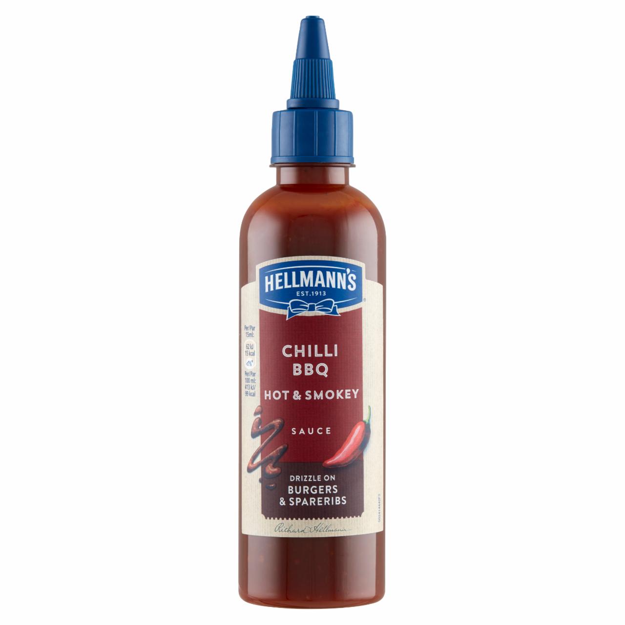 Képek - Hellmann's csípős-füstös chili barbecue szósz 215 ml