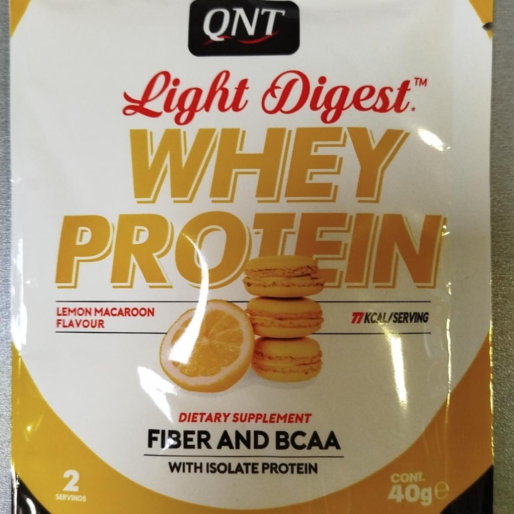 Képek - Light Digest Whey protein Lemon Macaroon QNT