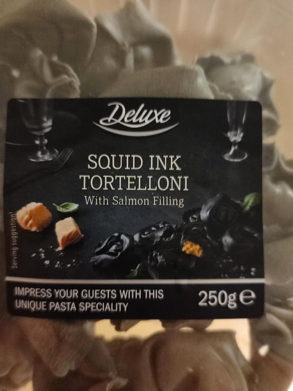 Képek - Squid ink tortelloni with salmon filling Lidl Deluxe