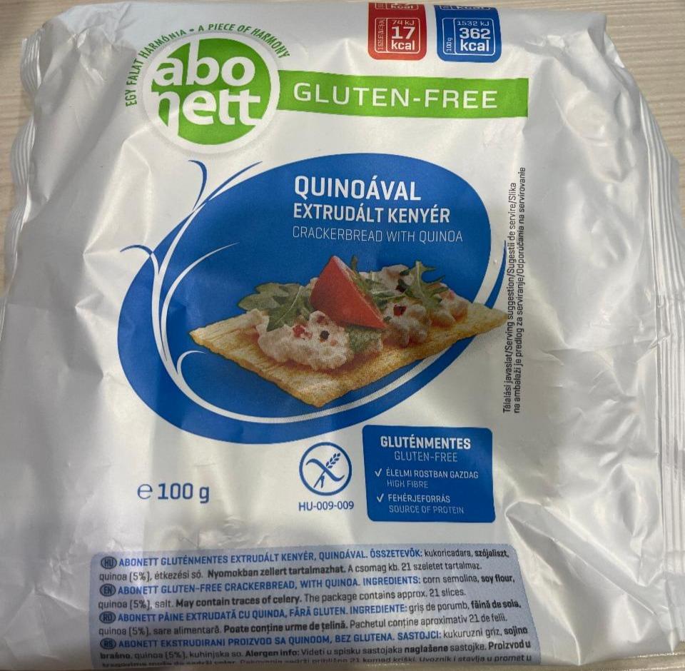 Képek - Quinoával extrudál kenyér gluten-free Abonett