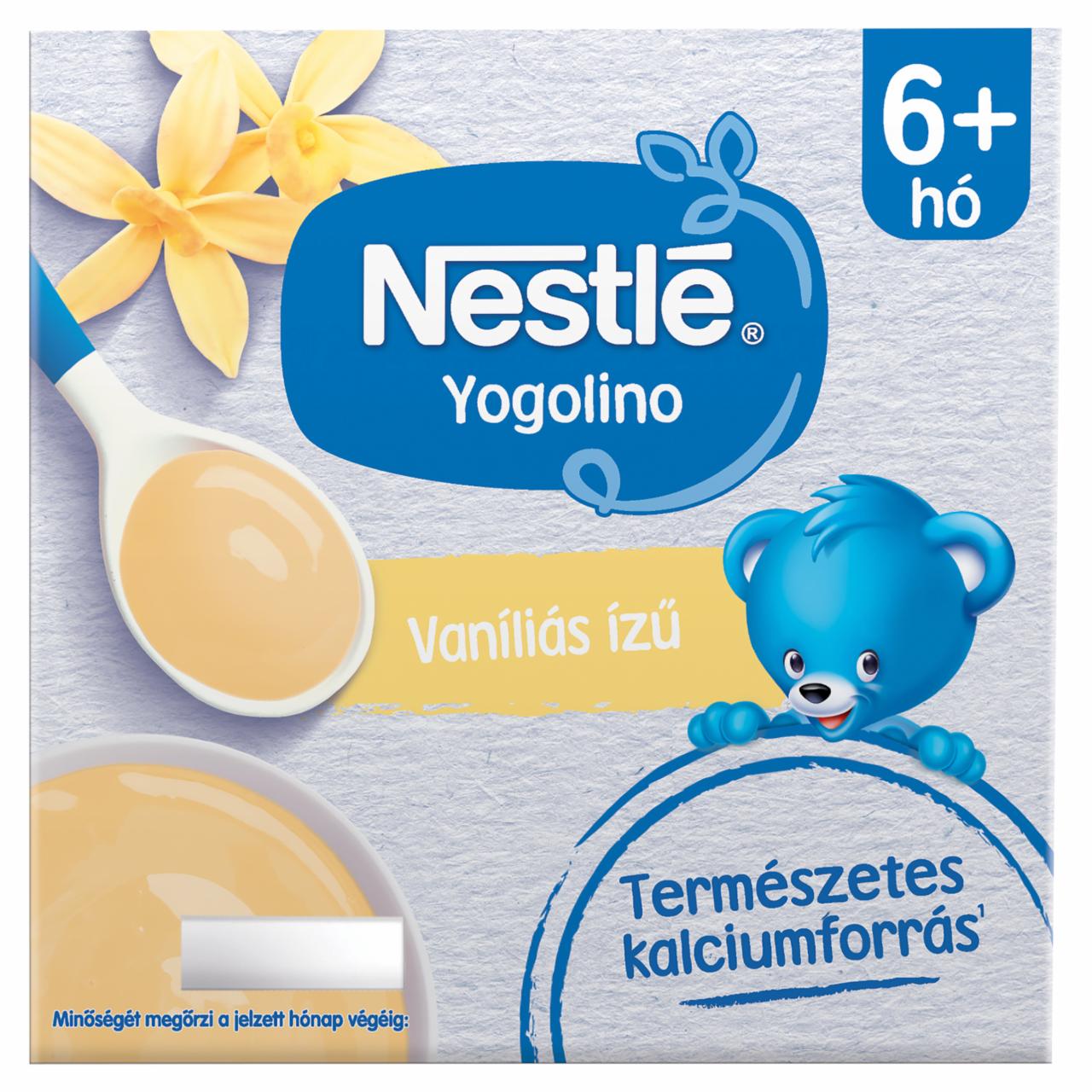 Képek - Nestlé Yogolino vaníliás ízű babapuding 6+ hó 4 x 100 g (400 g)