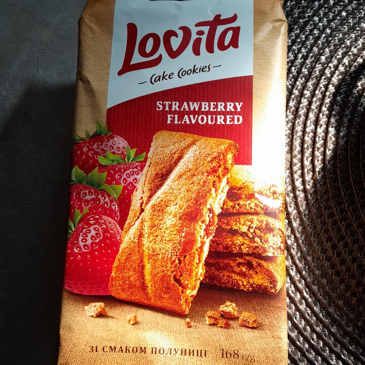 Képek - Roshen Lovita teasütemény epres töltelékkel 168 g