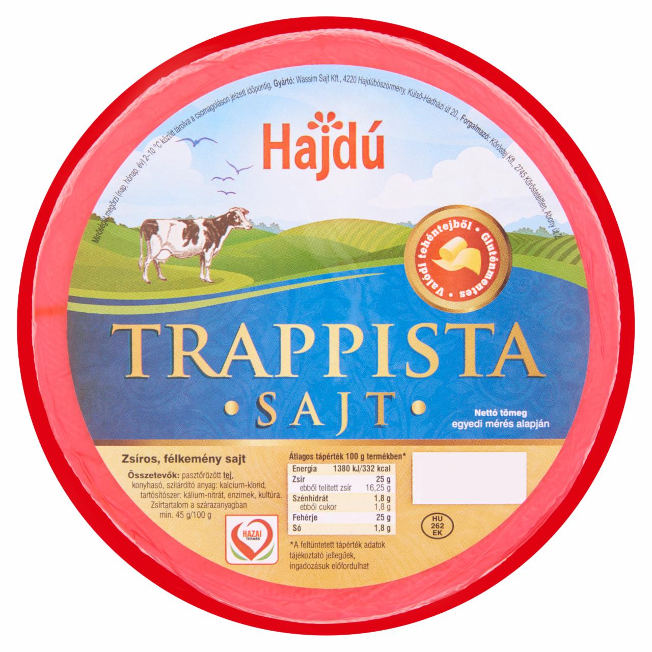 Képek - Hajdú egész trappista sajt